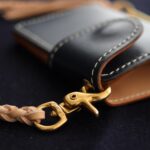 Nr. 62 Biker Läderplånbok Blå