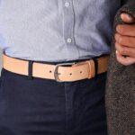 Axel läderbalte natur narbild fram