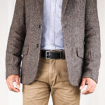 Erik läderbälte svart jacka fram