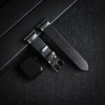 Läderarmband till Apple Watch Svart Vänster