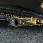 Trucker plånbok mini svart ykk zipper