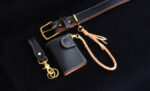 leather wallets and belts