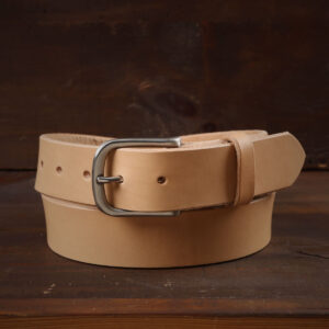 Axel Natural Leather Dress Belt