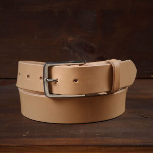 Erik Natural Leather Dress Belt