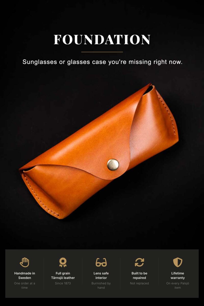 Foundation sunglasses and glasses case bundle