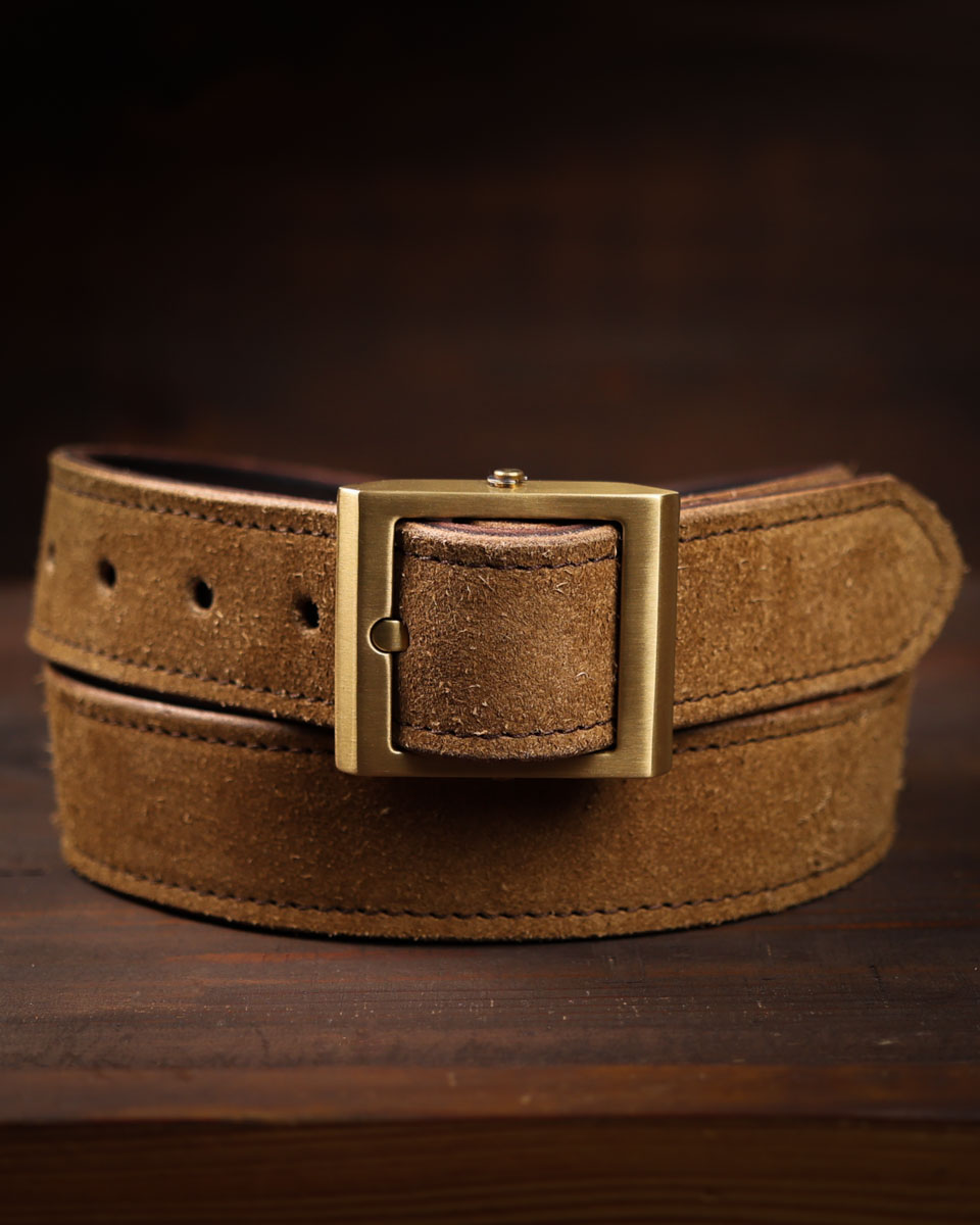 Heirloom Roughout Suede Double Belt Sign Up