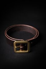 Leather Belt Bundle Men Nils Dark Brown