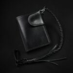 No. 62 Leather Biker Wallet Dark Edition