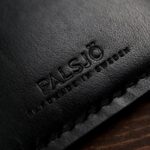 No. 62 Leather Bifold Wallet Dark Edition logo detail