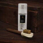 Suede cleaner brush and cream